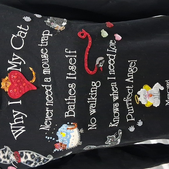 Quacker Factory Cat Top - Picture 2 of 7